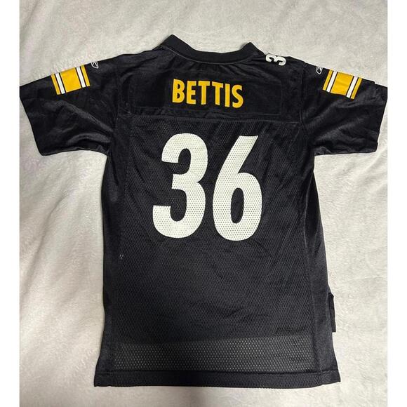 Vintage NFL Pittsburgh Steelers Jerome Bettis Superbowl Reebok Jersey Youth Sz M - Picture 2 of 9